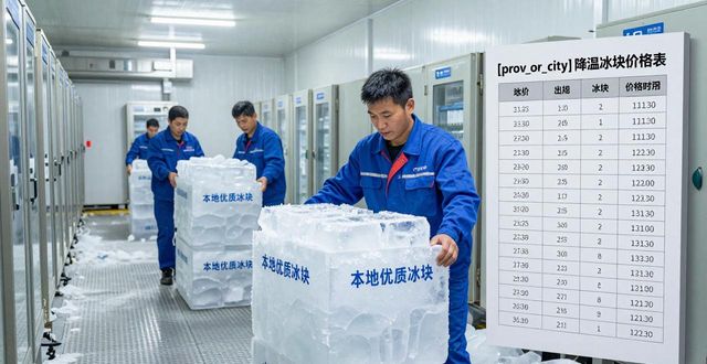 南山区降温冰块多少钱一吨？本地制冰厂报价来了